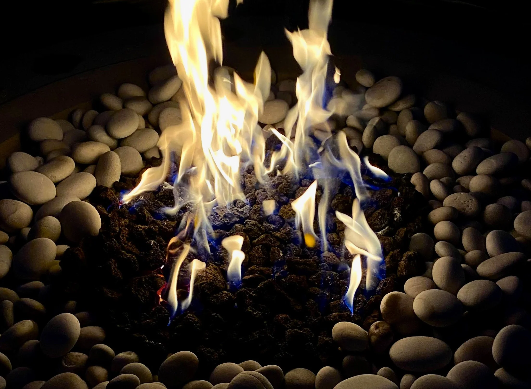 PRIDE ISSUE: A roaring fire / A crashing wave