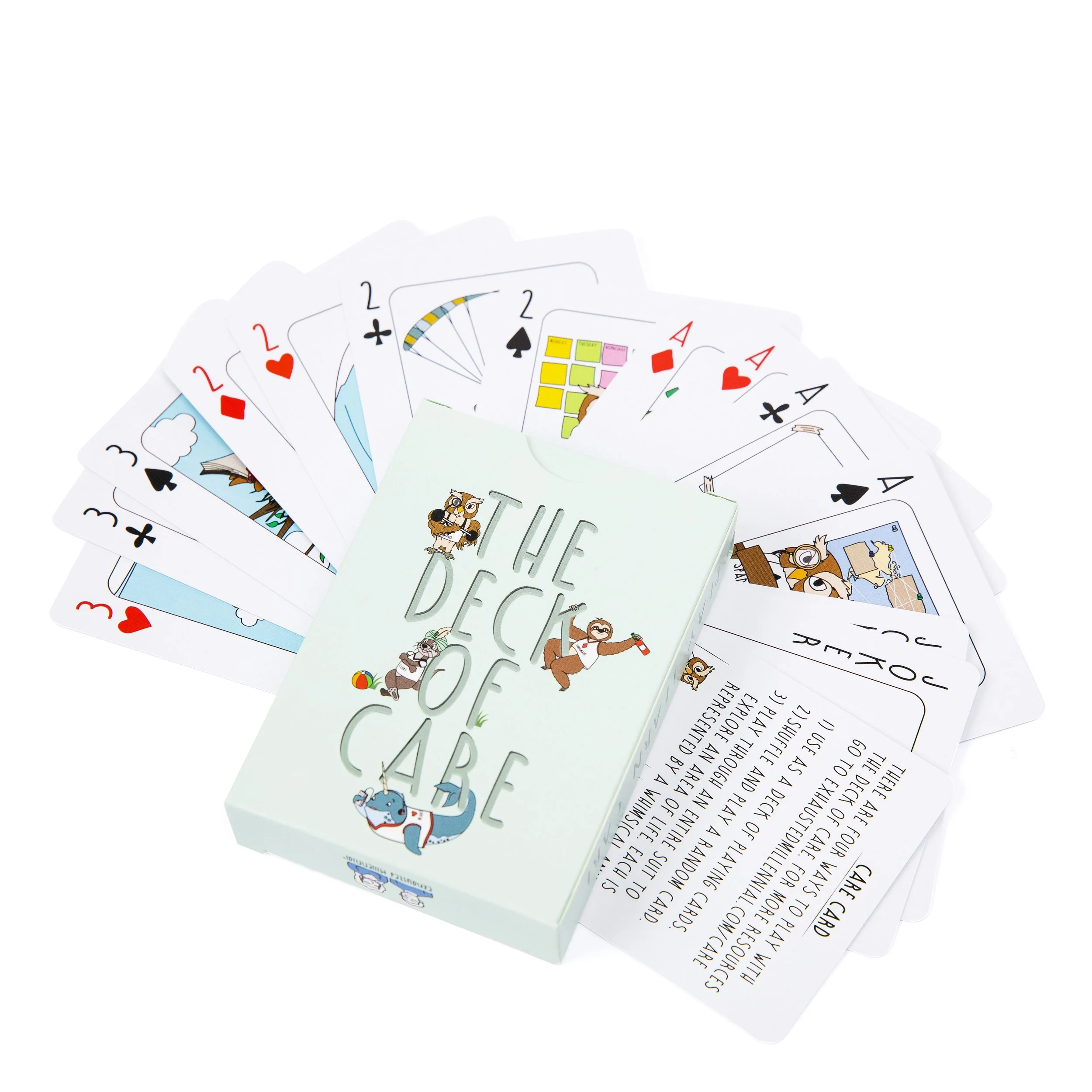 The Deck of Care: A Guide to Wellness in Standard Playing Cards