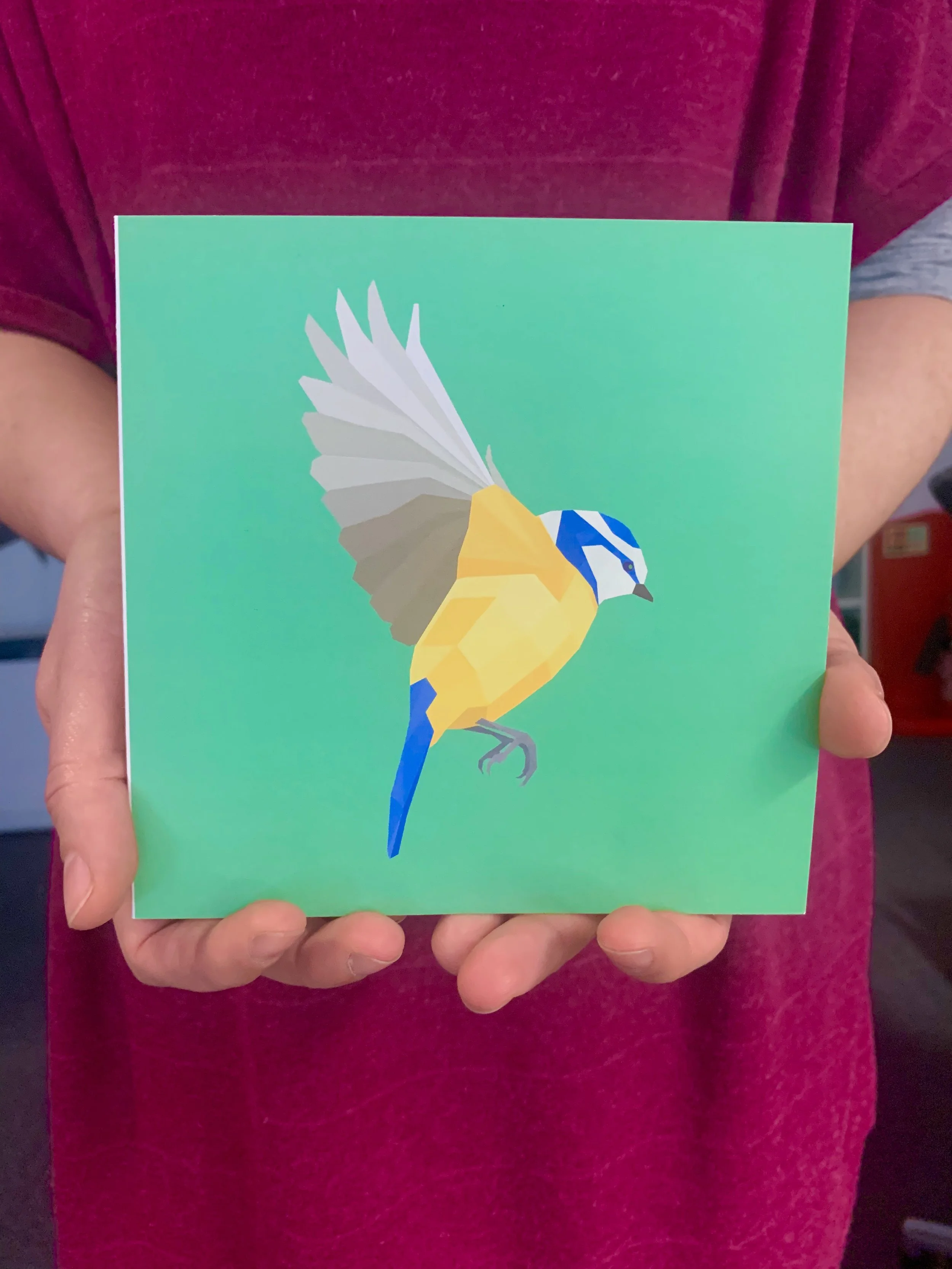 Eurasian Blue Tit Card