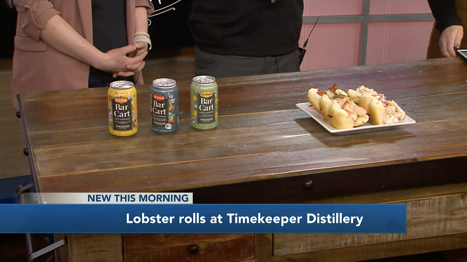 Timekeeper Distillery offers Lobster Rolls on the menu this month