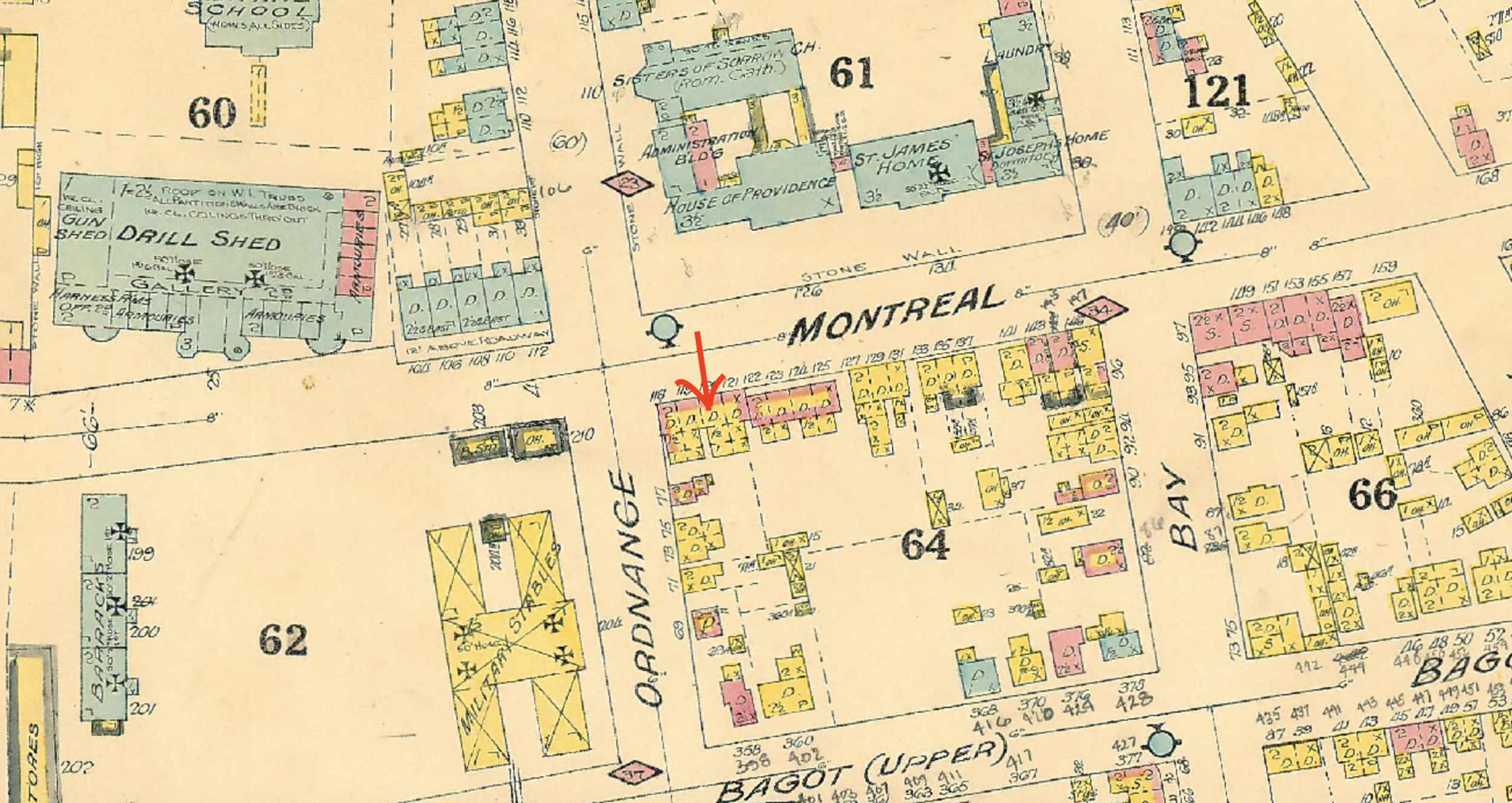 Fire INsurance map of 1908