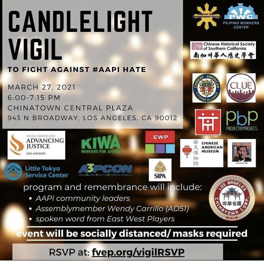 Project by Project Los Angeles Candlelight Vigil Flyer