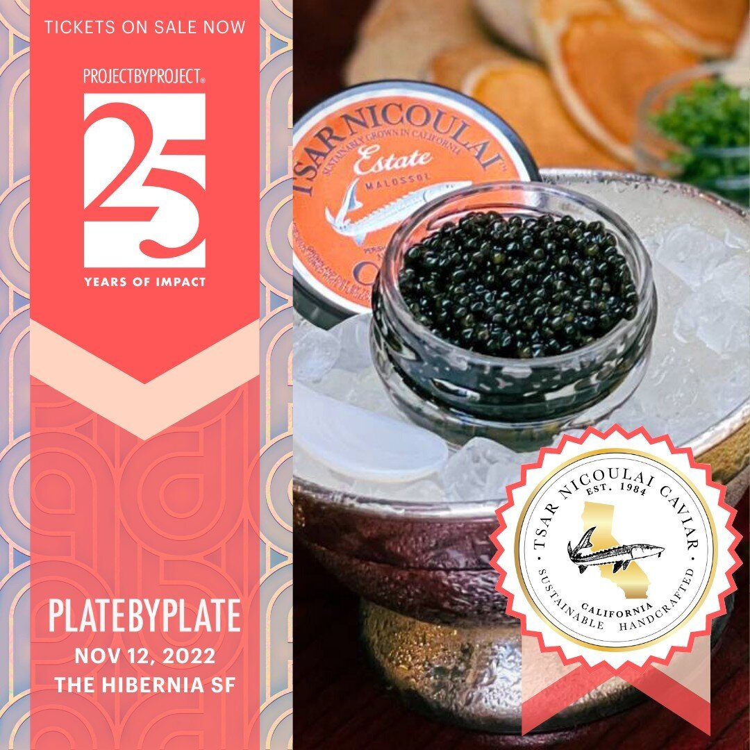 Happy to announce @therealtsarnicoulai &ndash; Pioneers of Sustainable American Caviar &ndash; are back to serve their delicious caviar at Plate by Plate 2022! Did you know caviar is rich in Omega-3s and loaded with B12, amino acids, and antioxidants