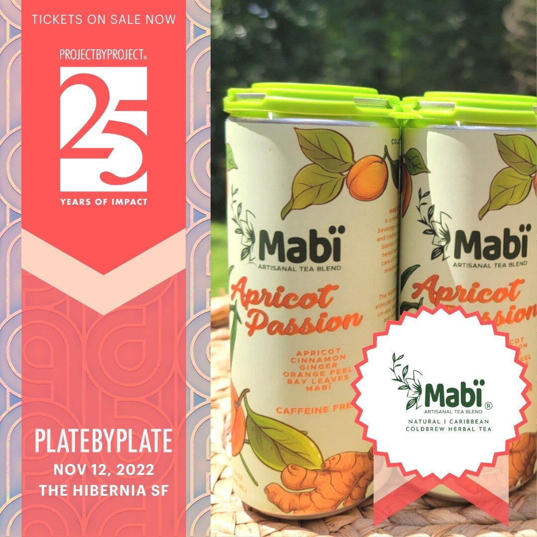Presenting @mabi.tea, who will be with us at Plate by Plate 2022 for the first time! Inspired by their Caribbean heritage, they seek to promote a healthy mind, and body, by crafting native-influenced natural beverages. Their ingredients are natural a