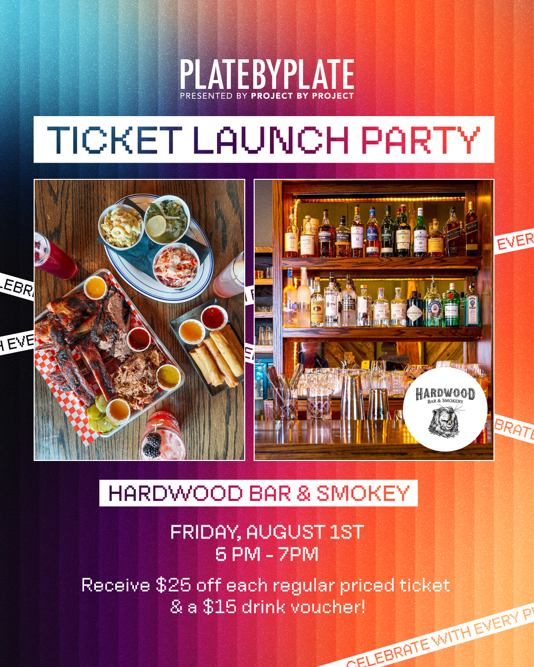 Plate by Plate Ticket Launch Party