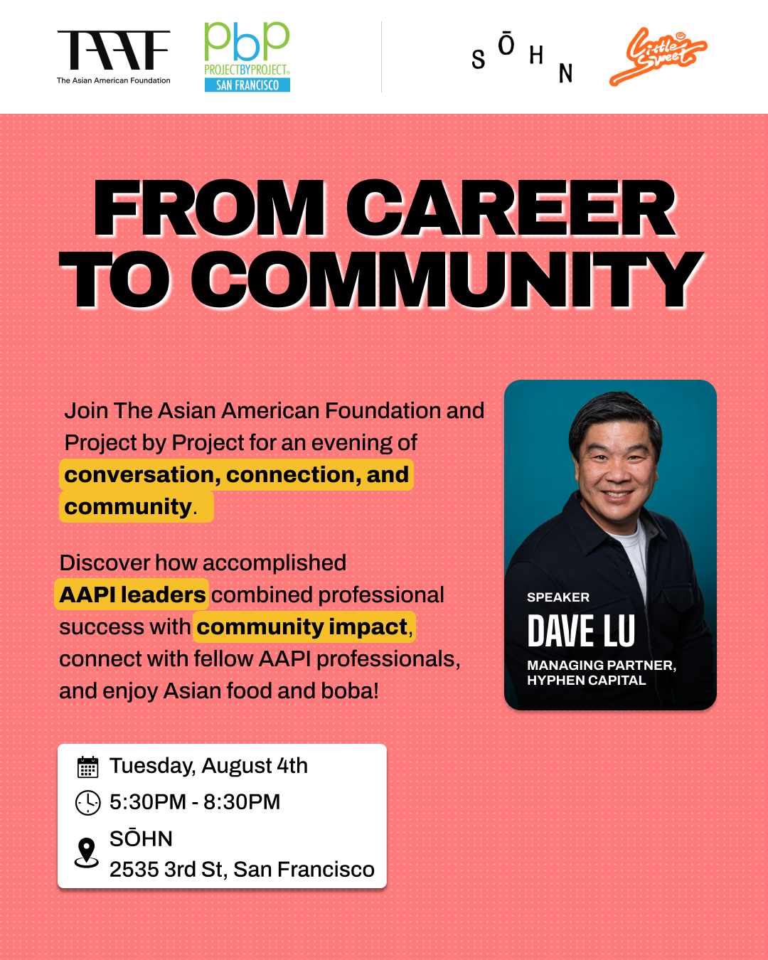 TAAF x PbP : From Career to Community