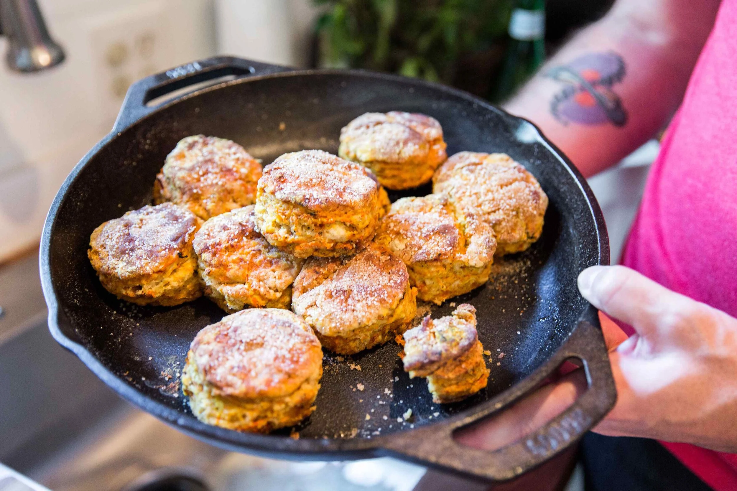 Pumpkin Brown Butter Biscuits