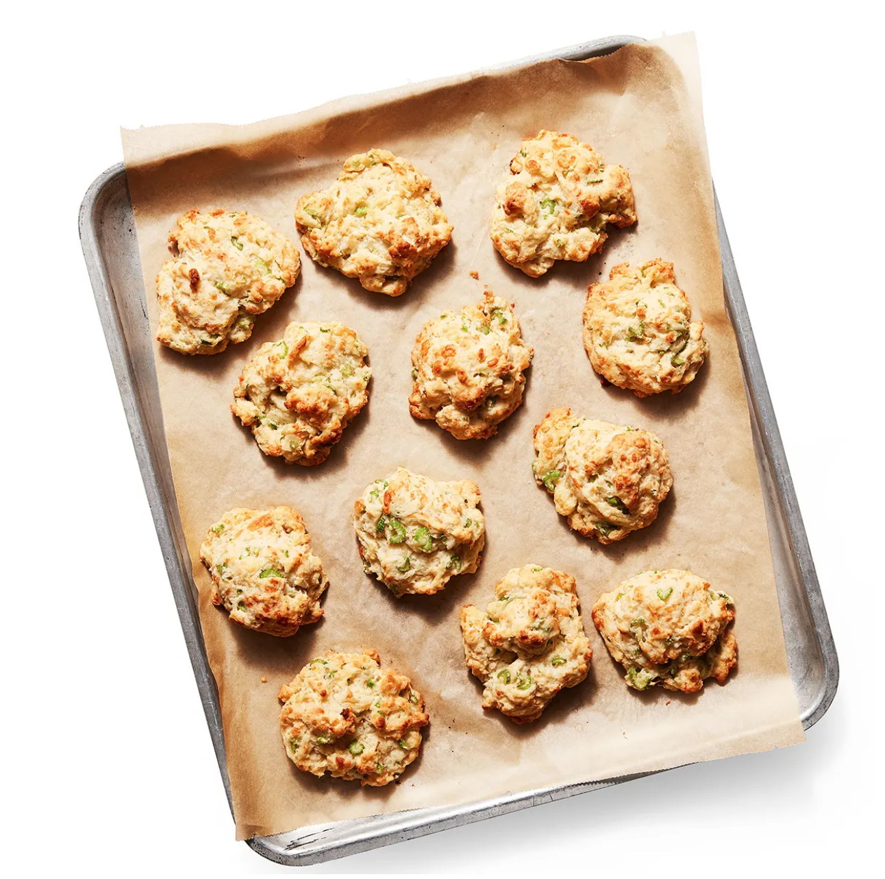 Celery-Gruyere Drop Biscuits