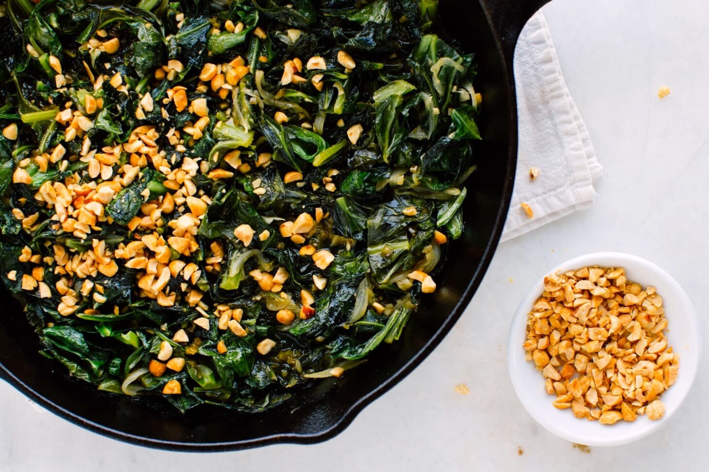 Vegetarian Collard Greens and Cornbread