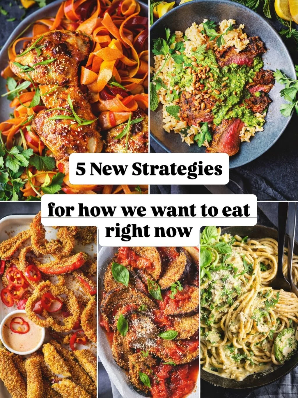 I recently wrote a story for @betterhomesandgardens around five new strategies for how we want to eat right now.

It focuses on the way dinner is evolving in our kitchens: more texture, more fiber, more protein, more flavor&hellip;and more clever way
