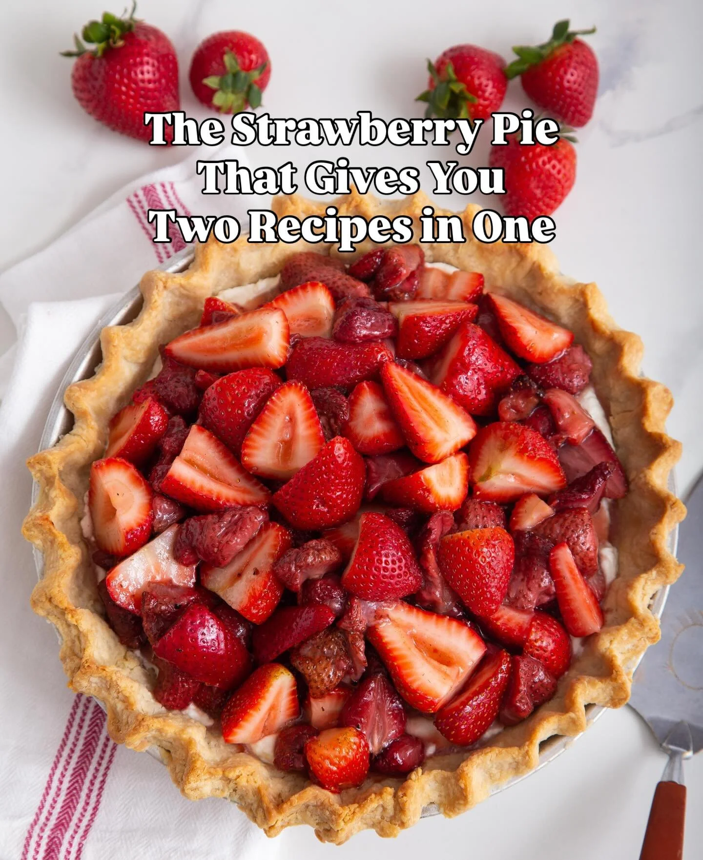 This is the strawberry pie that I can&rsquo;t wait to make every year (and @theappalachiantale will agree).

It uses fragrant, juicy, peak-season strawberries, the kind that make the whole kitchen smell like summer&rsquo;s begun.

This Roasted Strawb