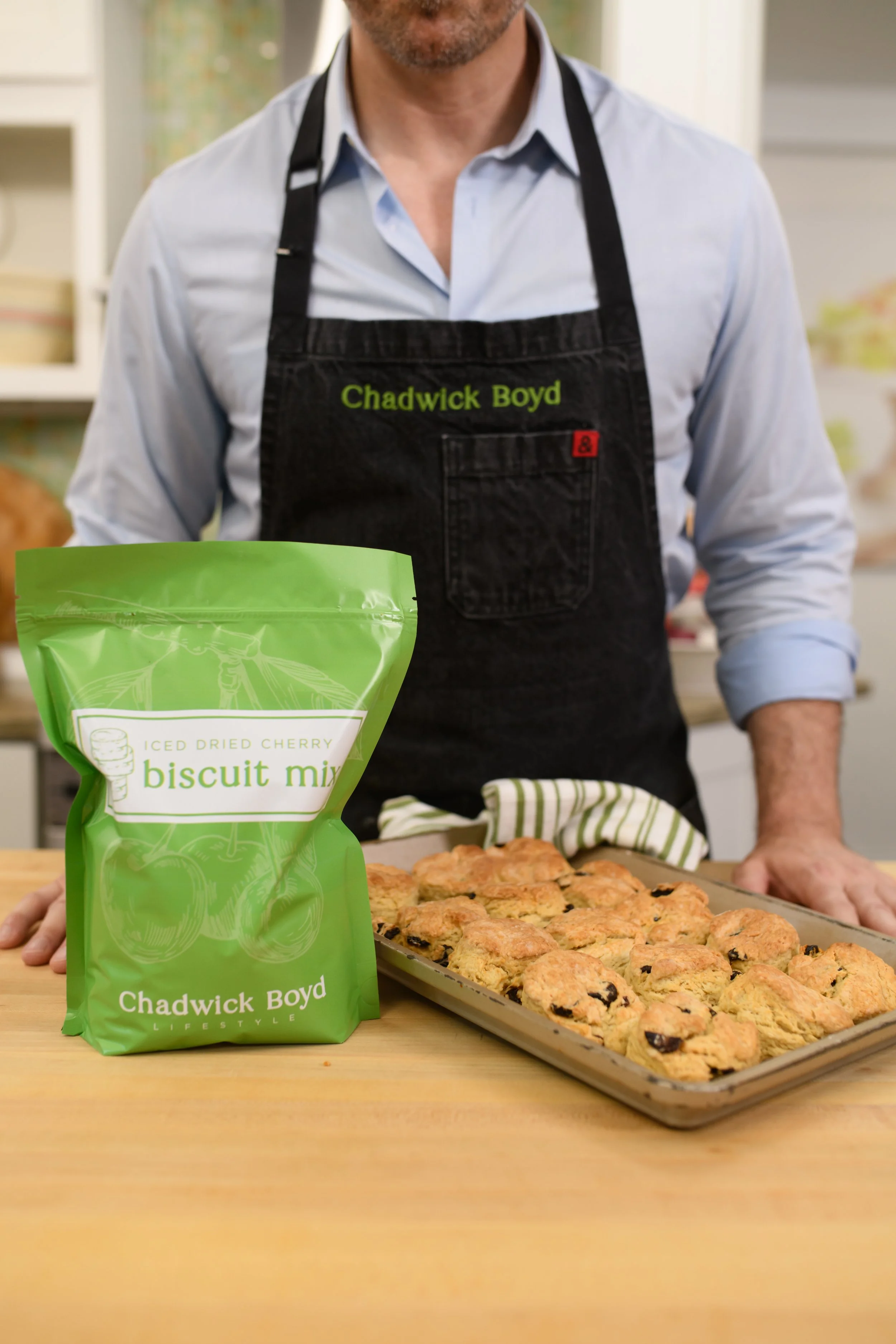 Iced Dried Cherry Biscuit Mix