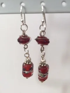 Red Glass Beads