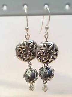 Grey Pearl and Metal Star