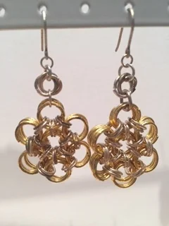 Gold &amp; Silver Flowers