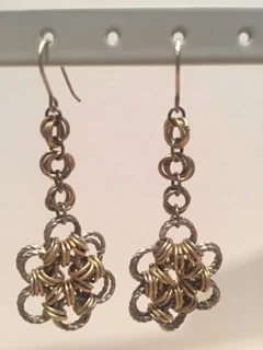 Silver Hanging Flowers