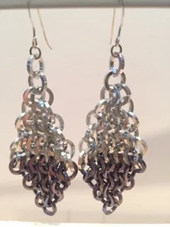 Silver &amp; Grey Chandelier