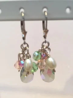 Pink &amp; Green with Pearls