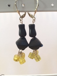 Black Clay with Yellow Accen