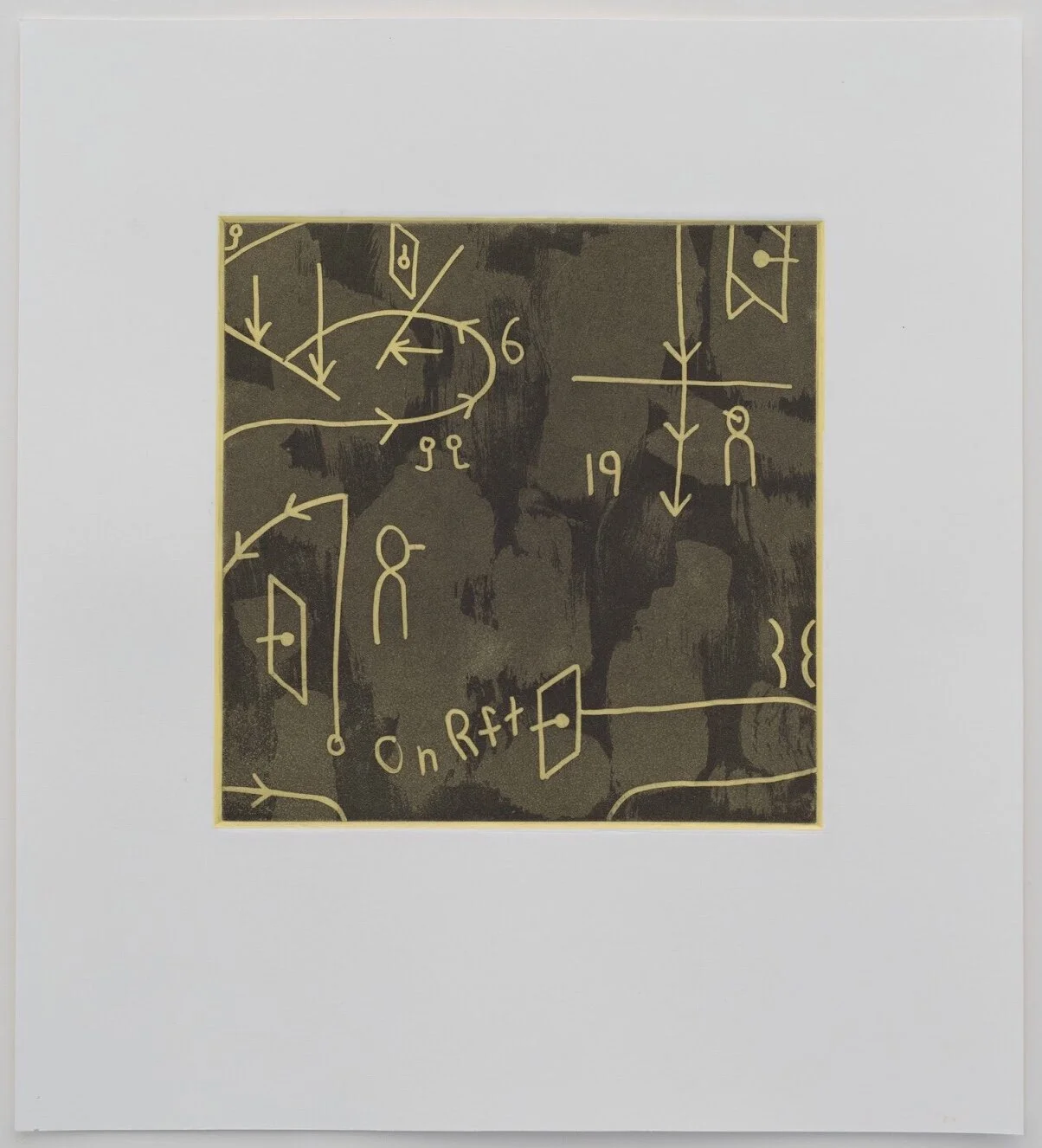 Notation Score Etching (Yellow Test Plate)