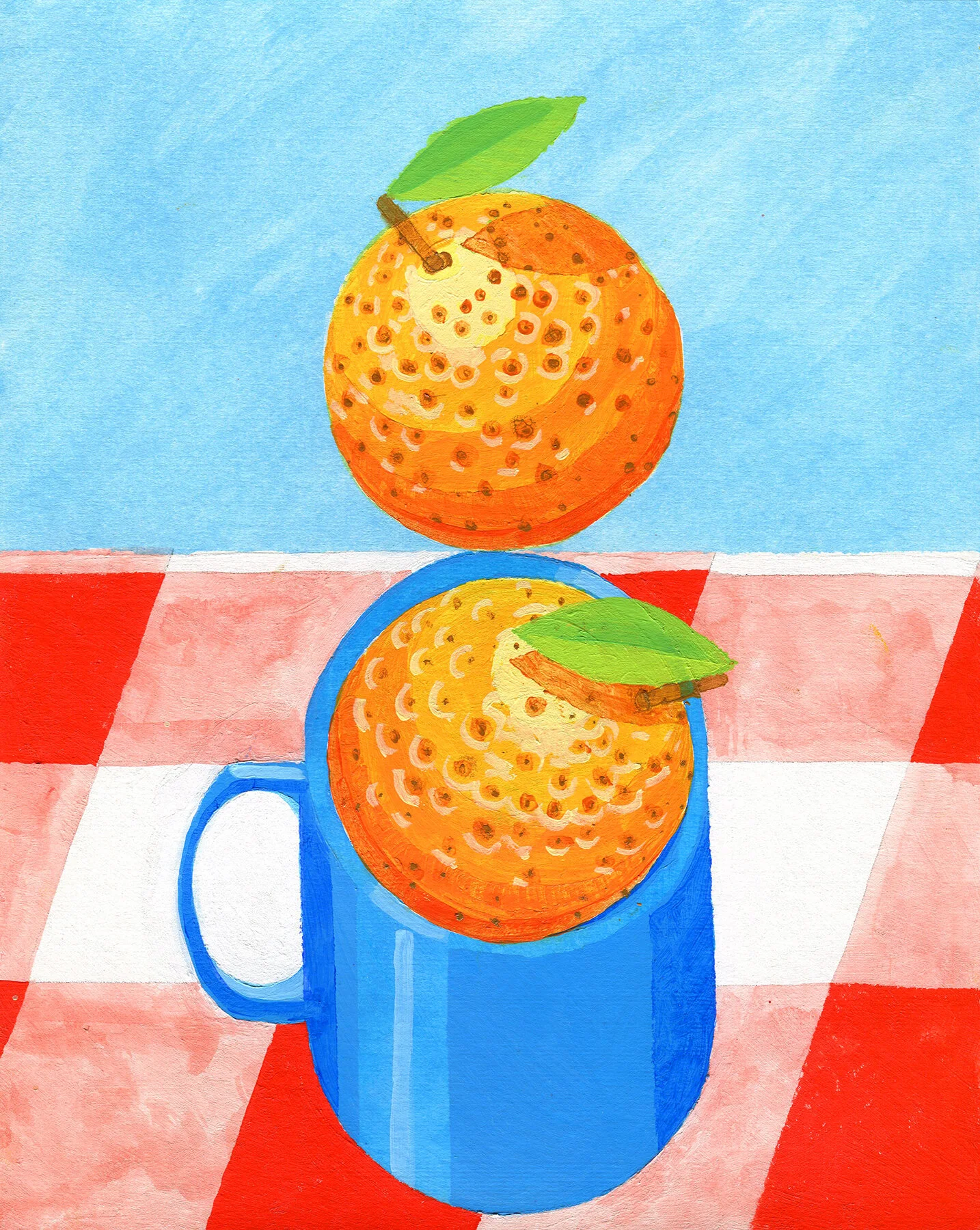 Mug and Oranges