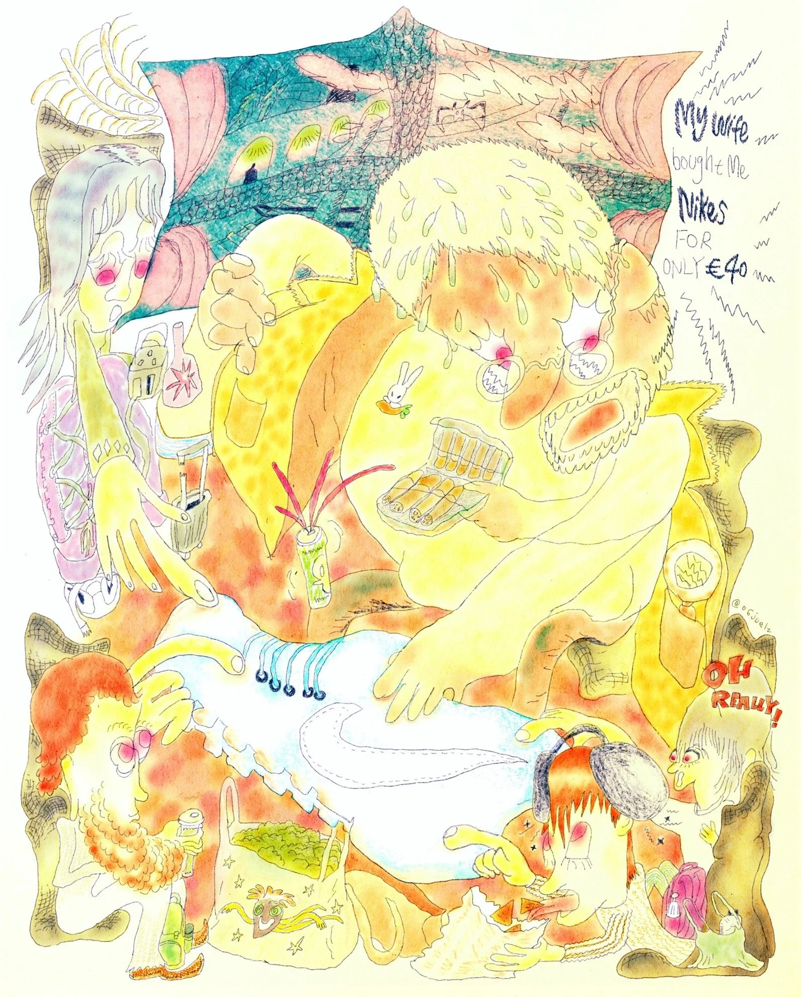 My wife bought me Nike shoes for only 40 euros