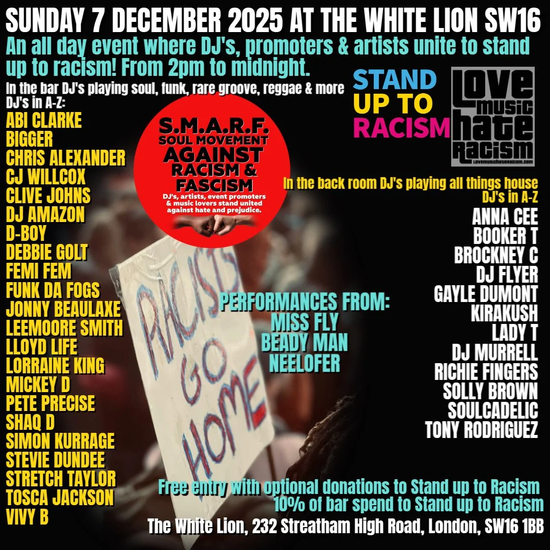 Stand Up To Racism Fundraising All Dayer!