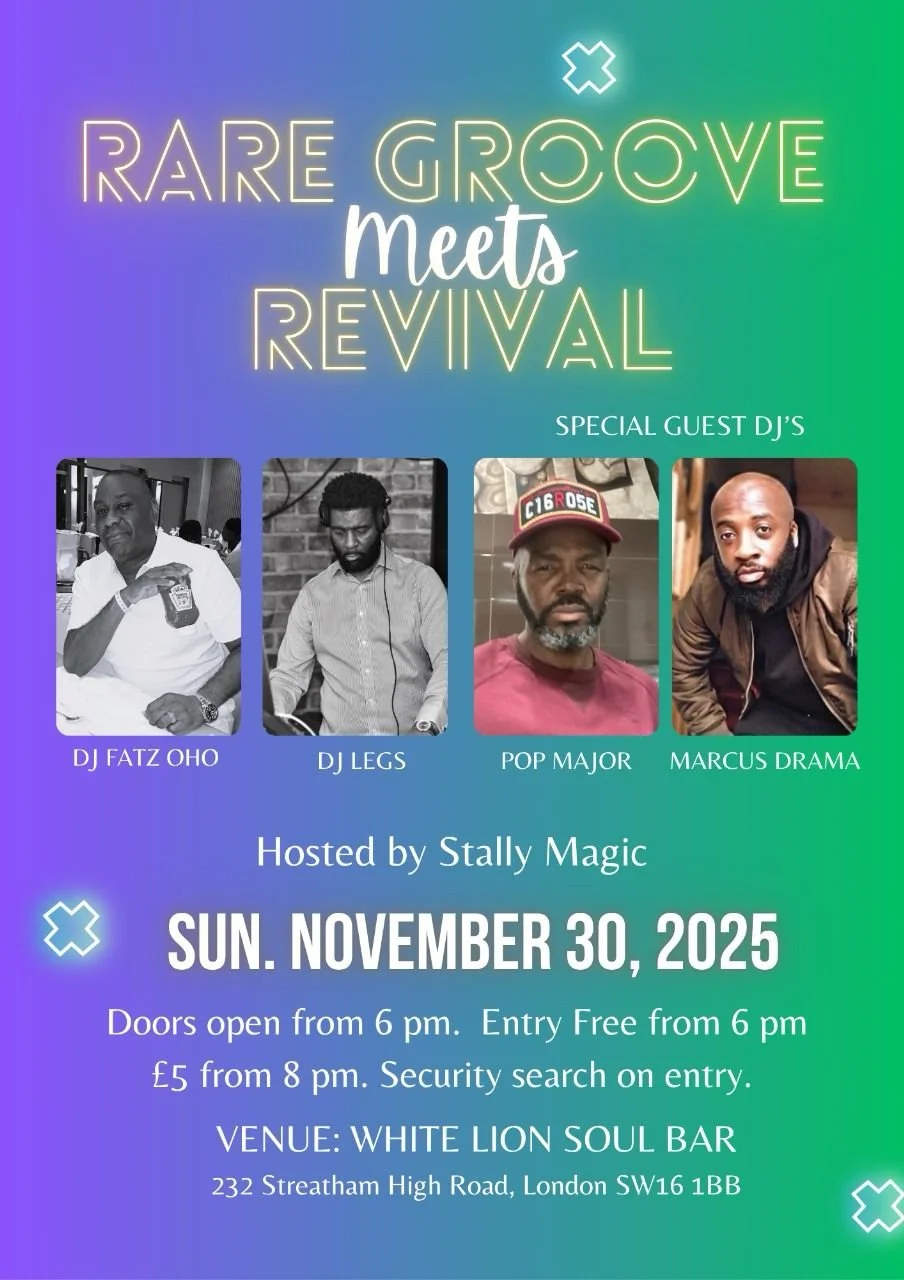 Rare Groove Meets Revival w/Fatz OHO, Legs, Pop Major & Marcus Drama