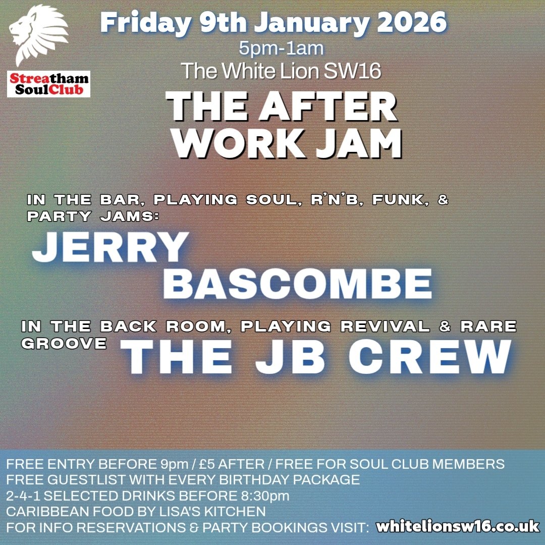The After Work Jam w/Jerry Bascombe &amp; JB Crew   
