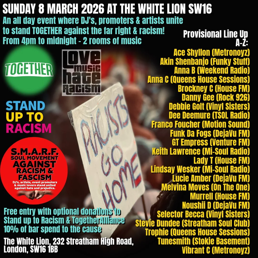 Stand Up To Racism Fundraising All Dayer!