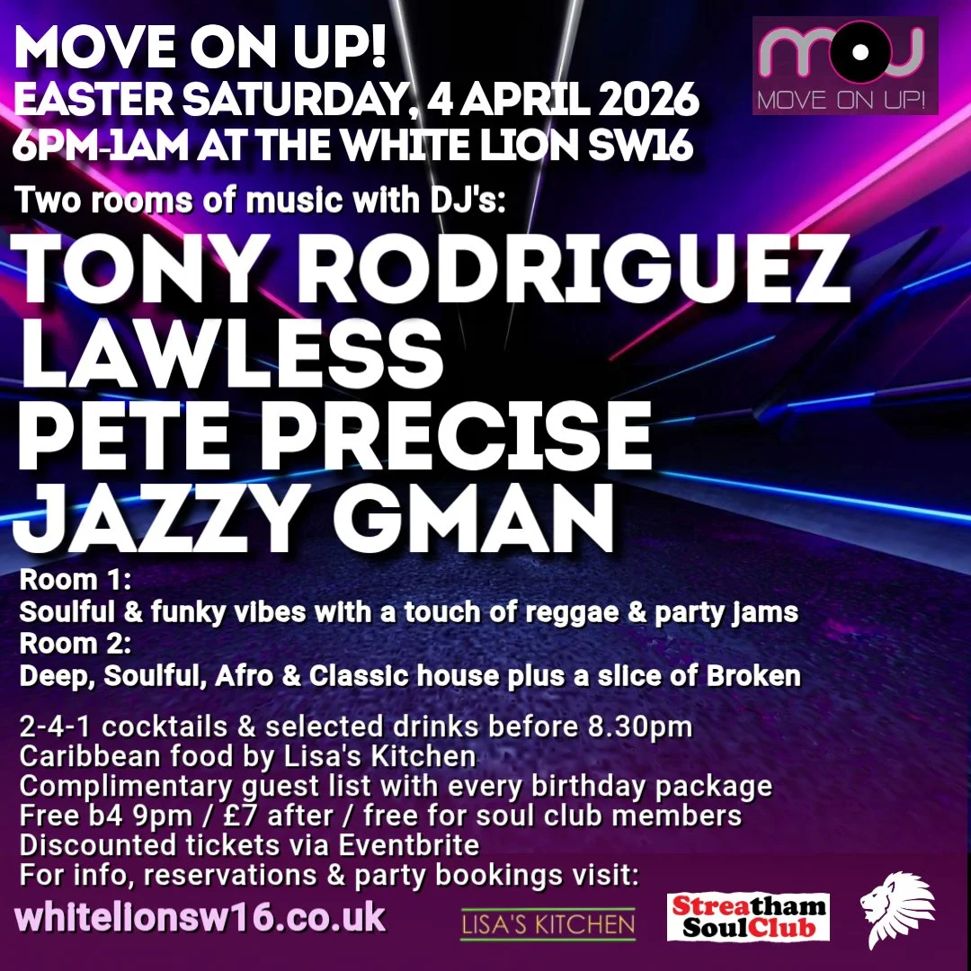 Move On Up W/Tony Rodriguez, Jazzy Gman, Lawless &amp; Pete Precise