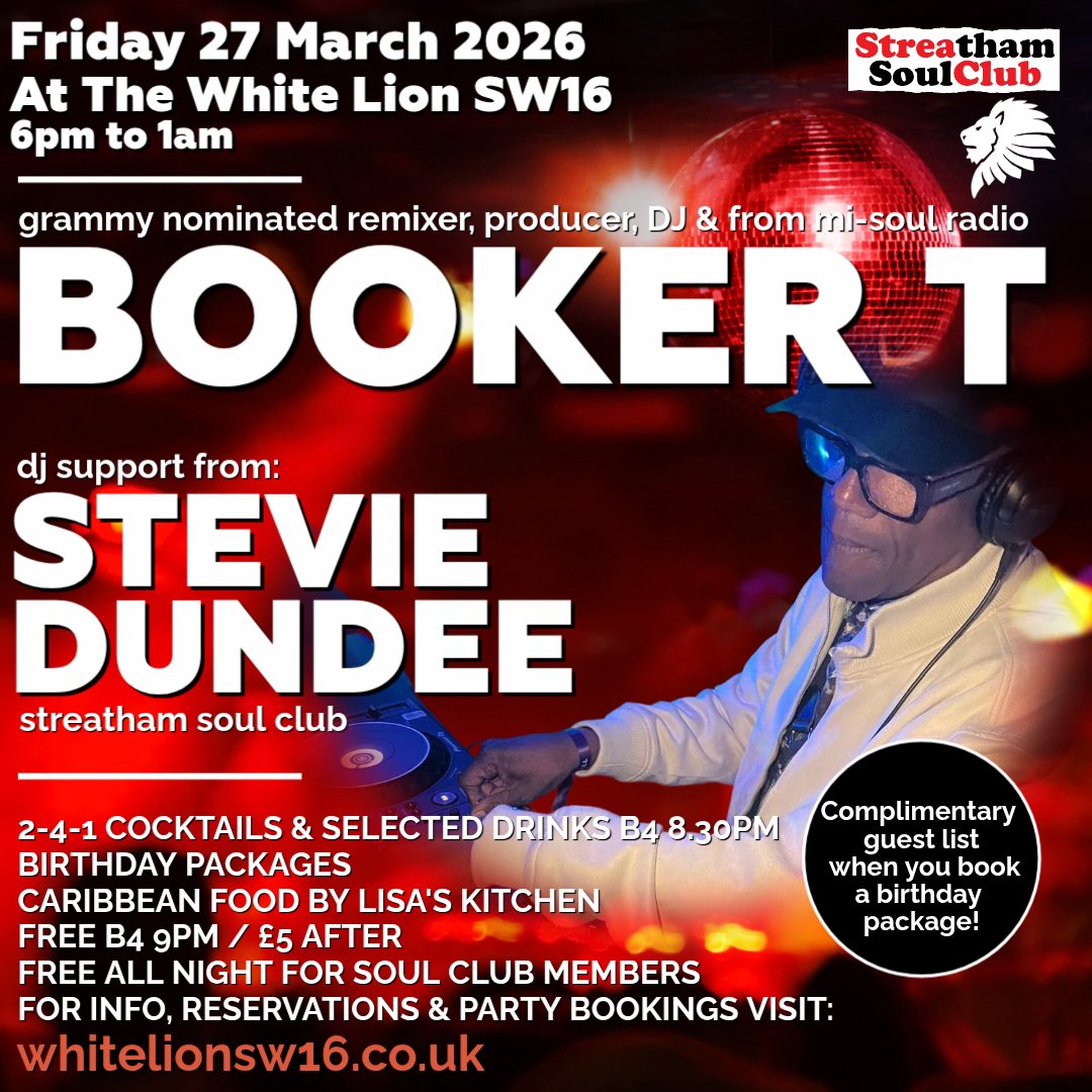 Booker T's End of Month Party 