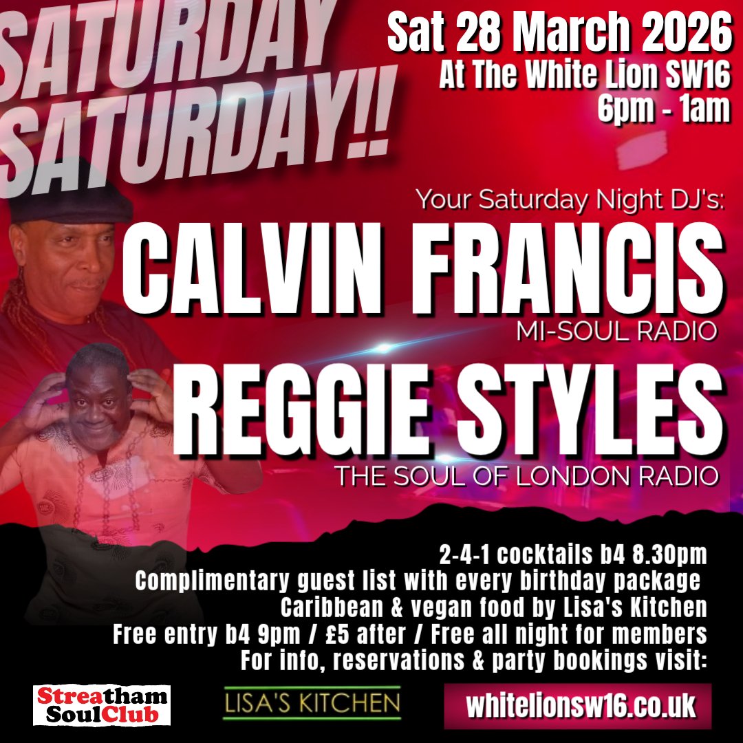 Saturday Night Out w/Calvin Francis &amp; Reggie Styles