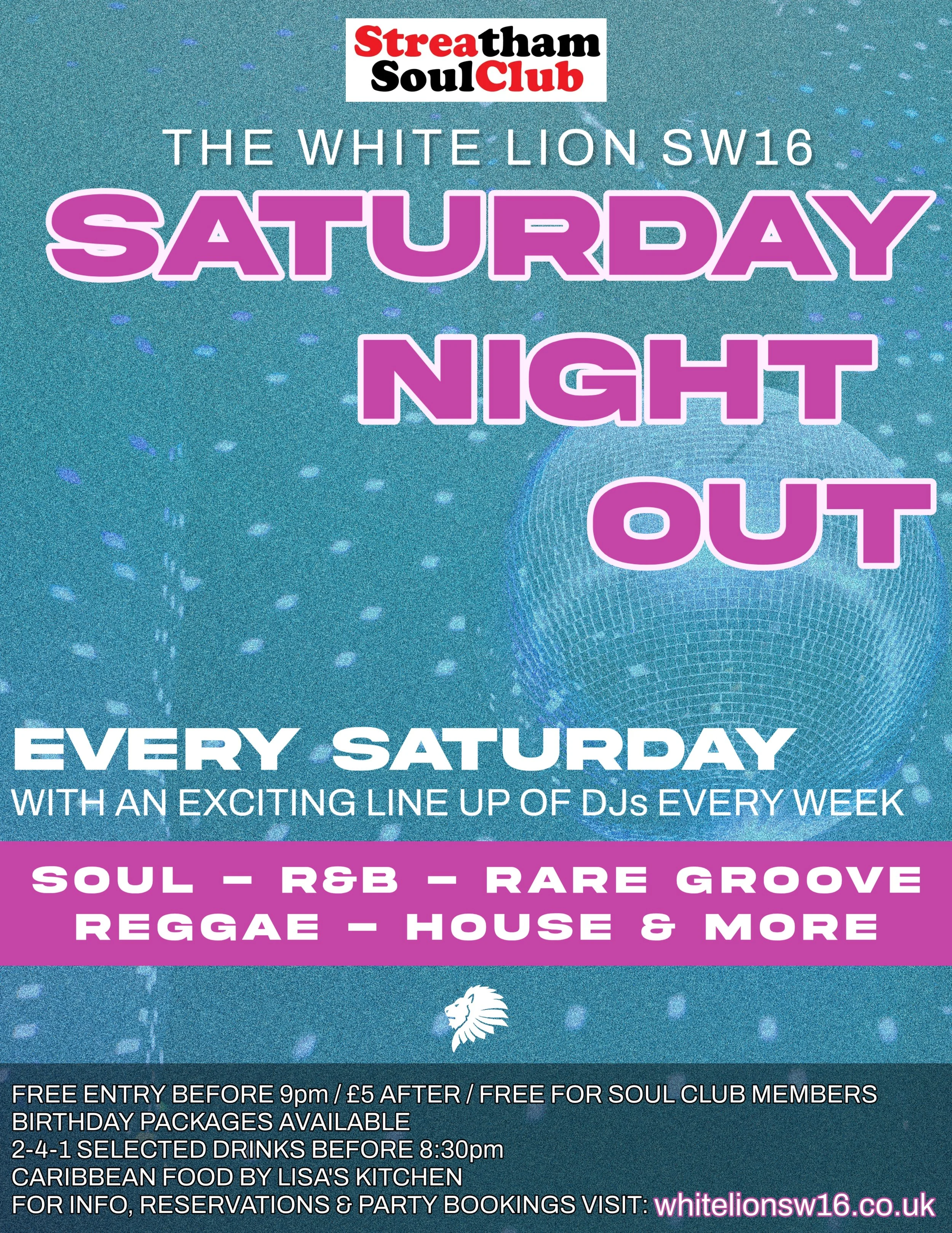 The Streatham Soul Club Saturday Night Out