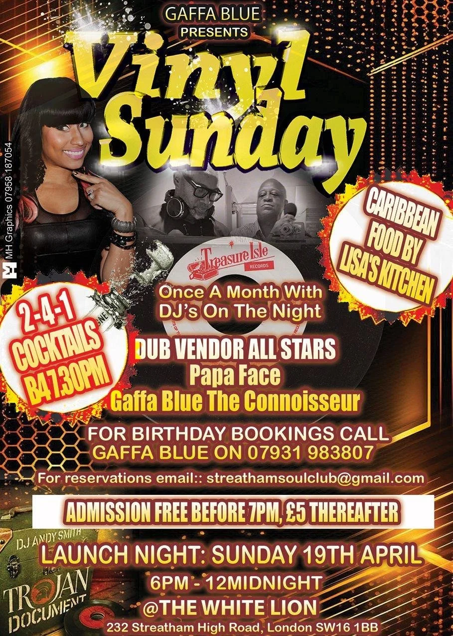 Vinyl Sundays Papa Face and Gaffa Blue The Connoiseur