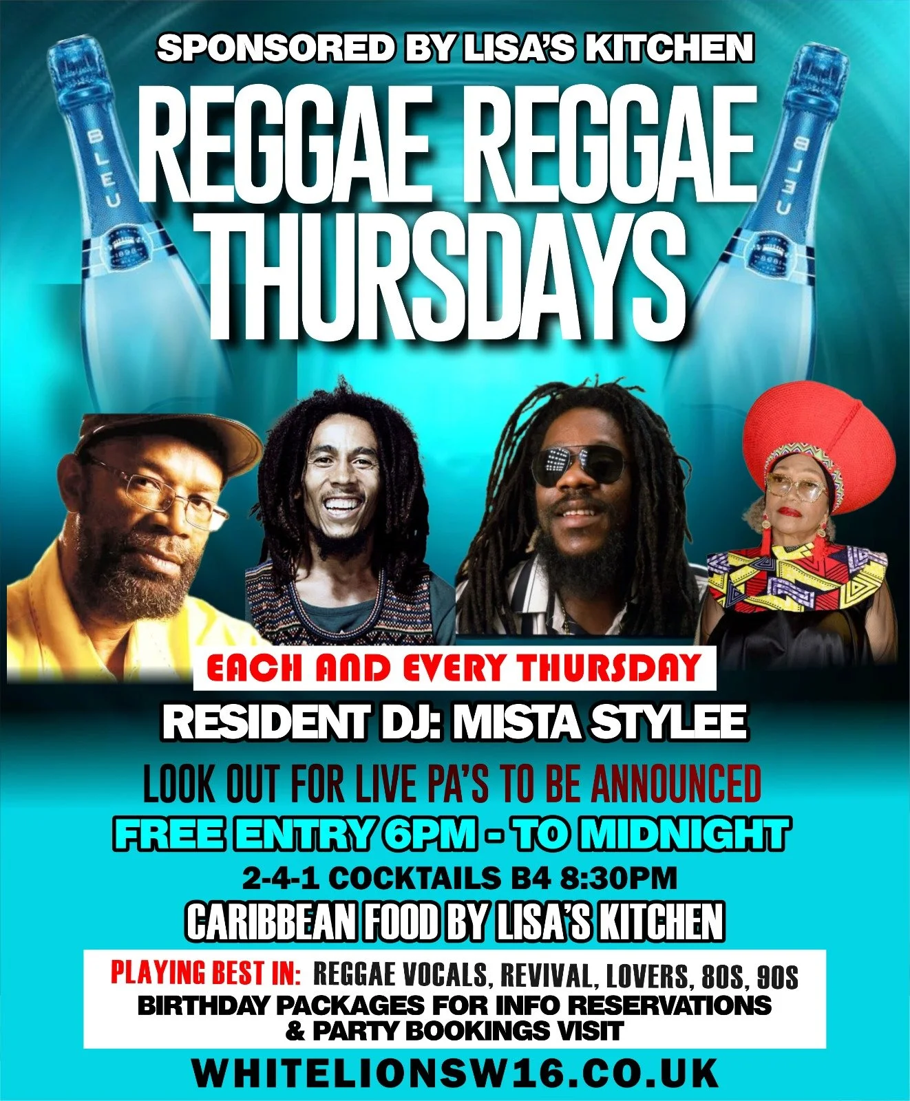 Reggae Reggae Thursdays