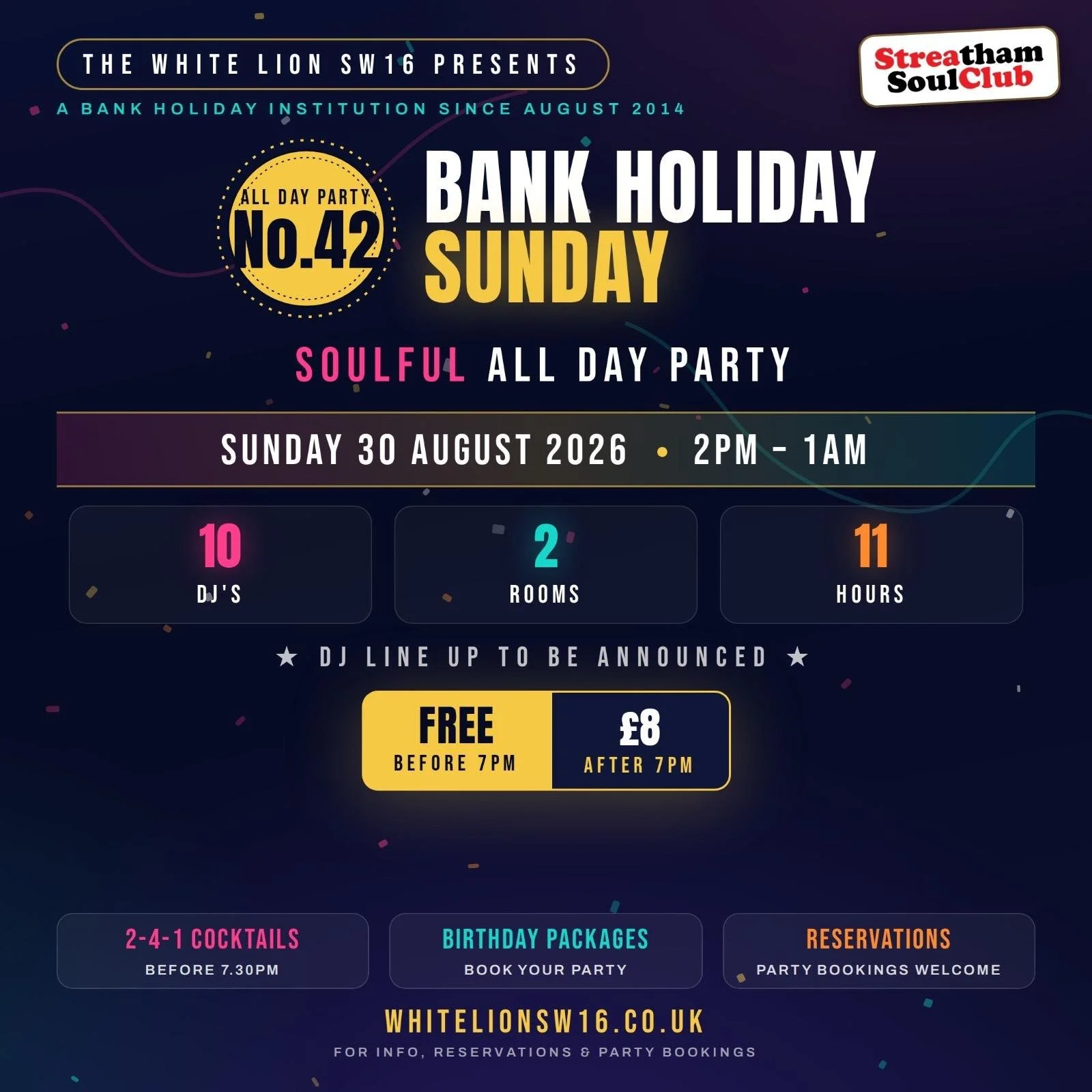 The 42nd White Lion Soulful All-Day Party!