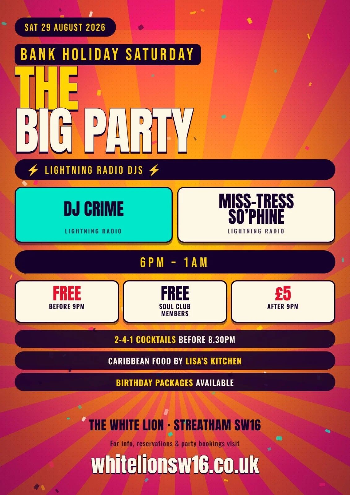 The Big Party with DJ Crime & So'phine