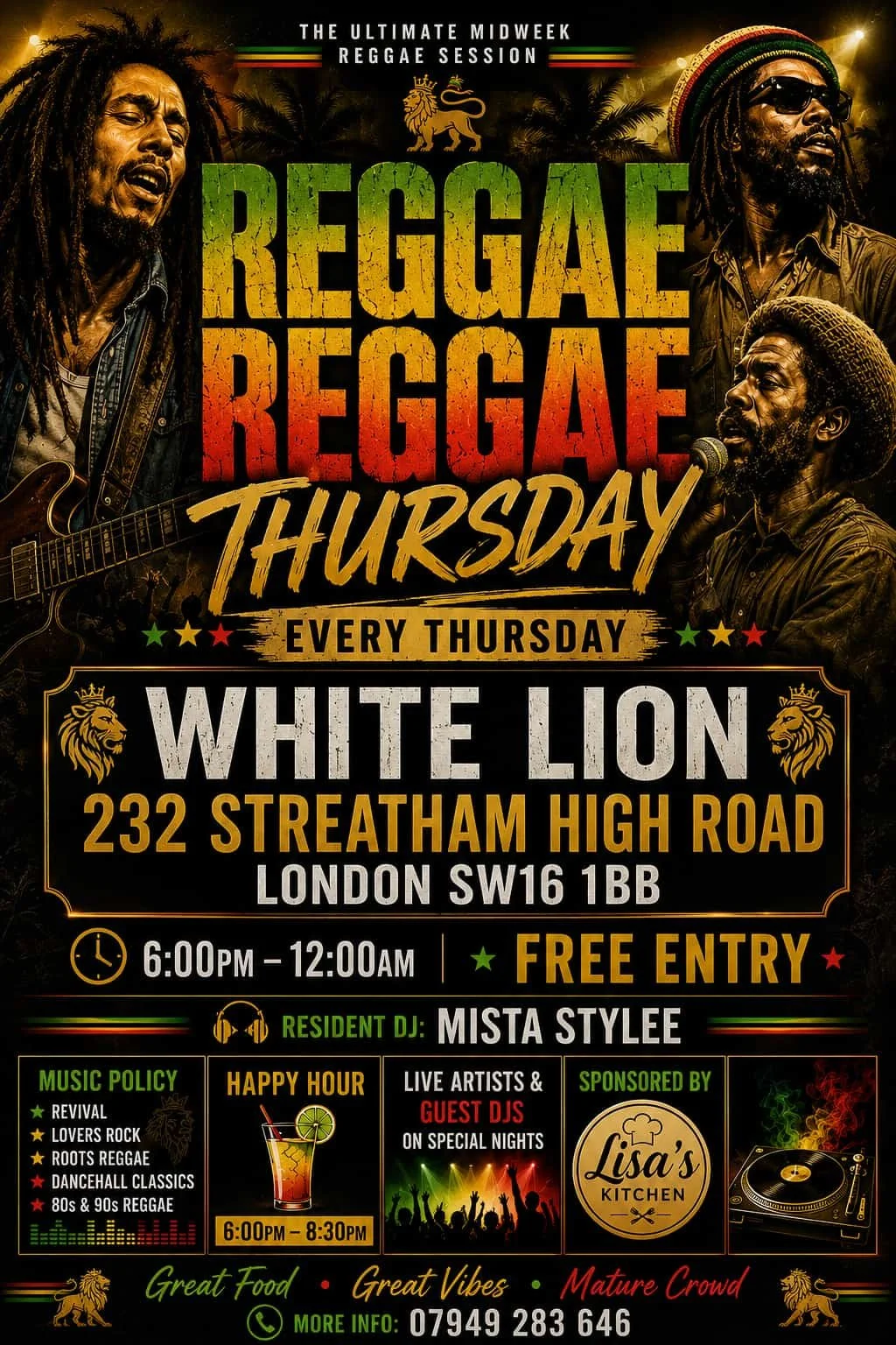 Reggae Reggae Thursdays