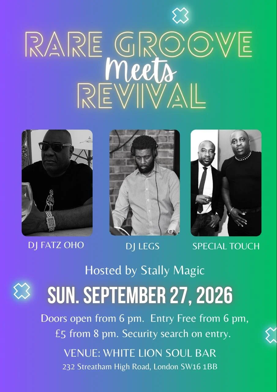 Rare Groove Meets Revival w/Fatz OHO, Legs & Special Touch