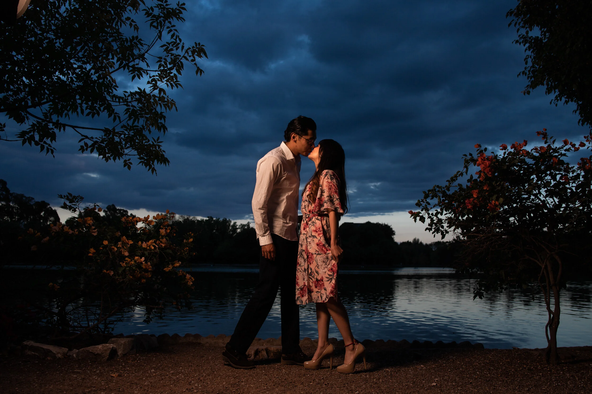 Mar y Edy en la Laguna de San Baltazar