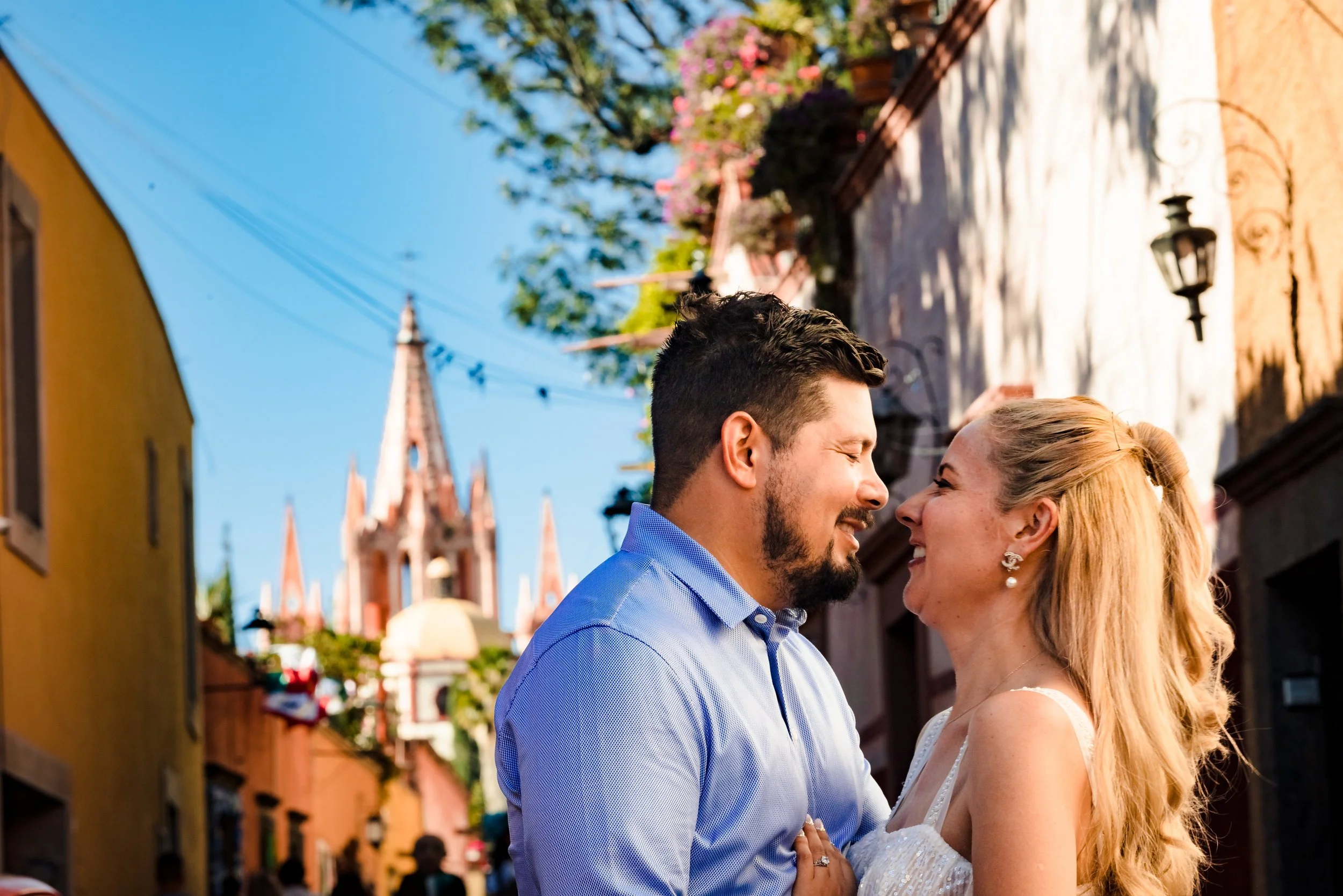 Elisa y Eduardo en San Miguel de Allende