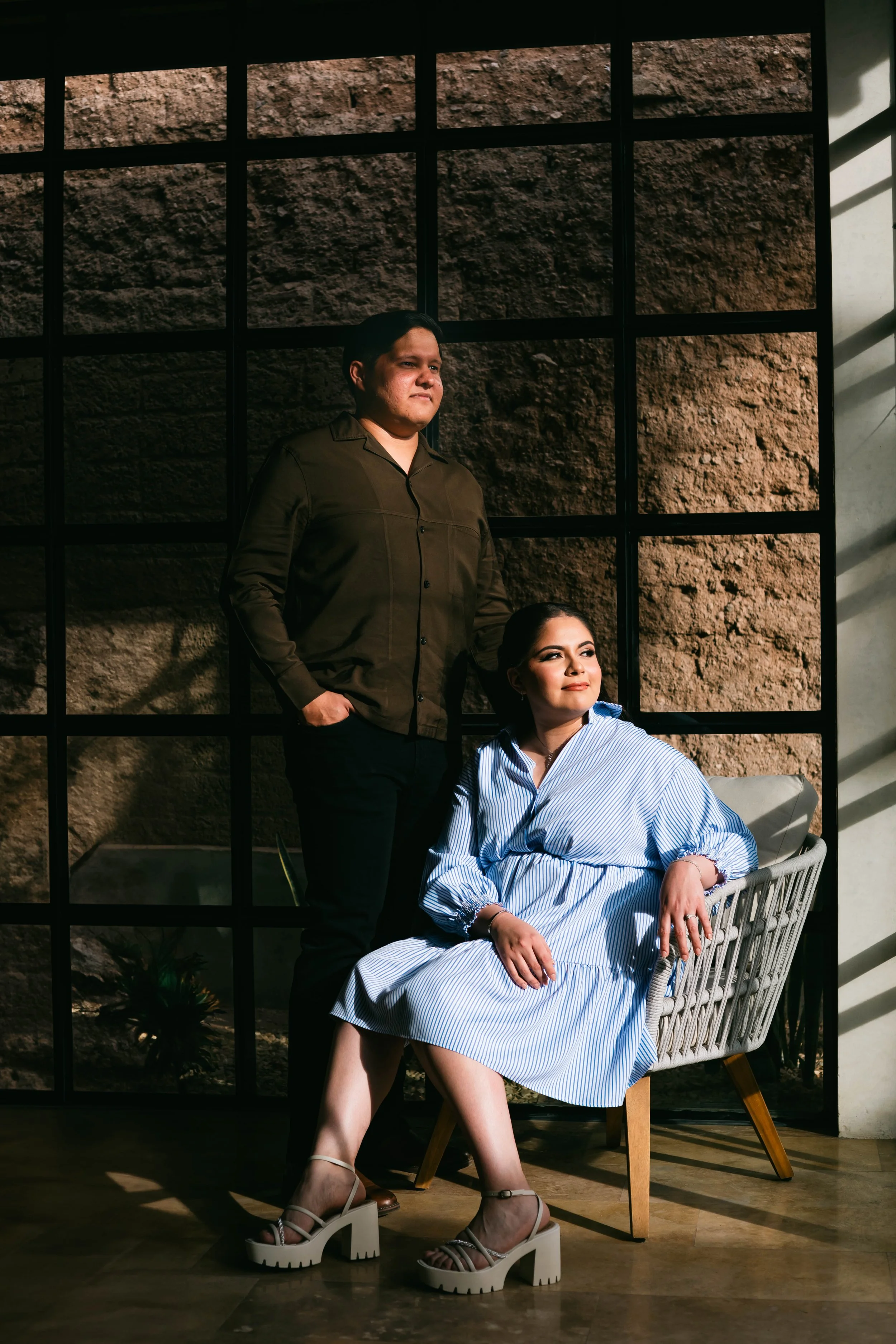 Ale y Roberto en Casa Müller 💙🤍