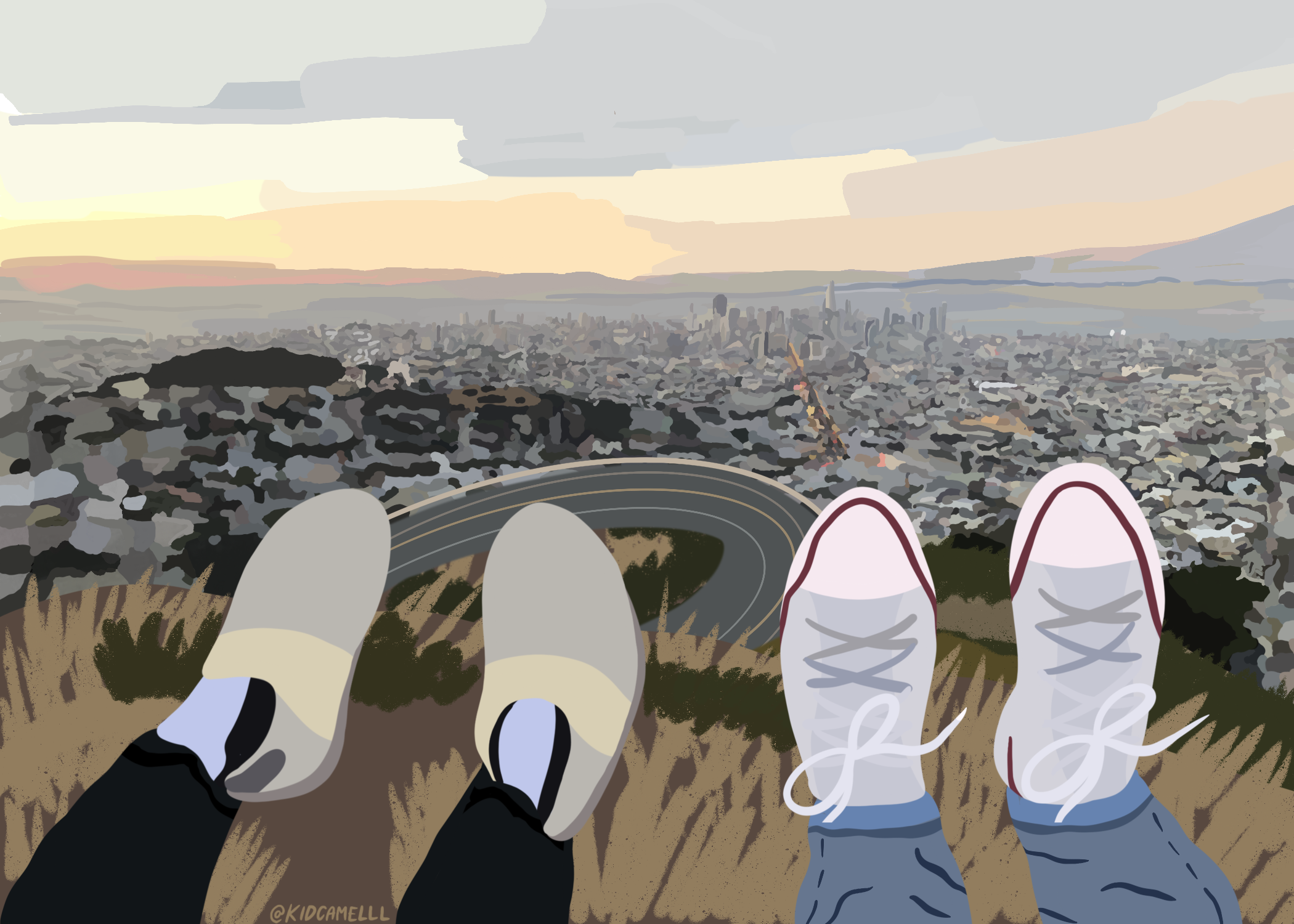 Sunset in San Francisco