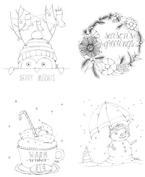 Christmas Coloring Pages Bundle - 100+ Printable Christmas Coloring Sheets!
