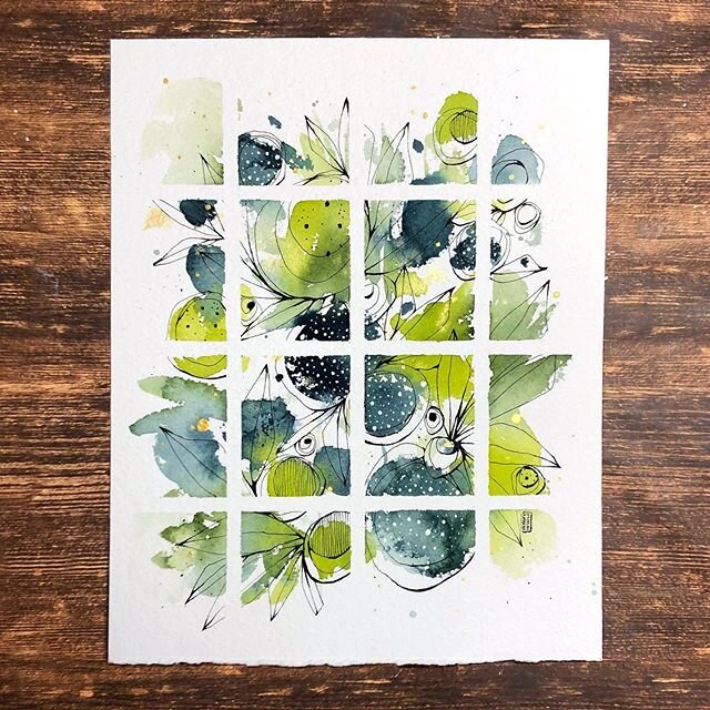 Staying in, looking out the window. Masking technique video up on YouTube.
.
.
.

#art #modernart #watercolor #watercolour #aquarelle #painting  #watercolorpainting #modernwatercolor  #watercolorart  #watercolorartist #watercolorillustration #illustr