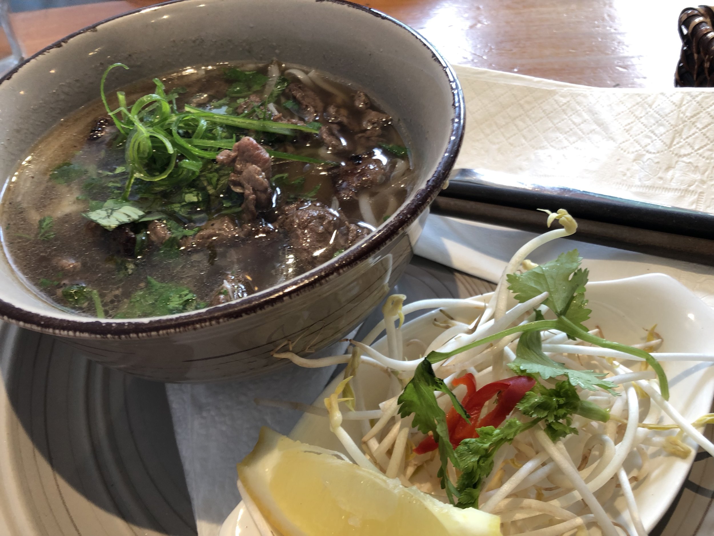  Beef pho from Cafe Fusion 