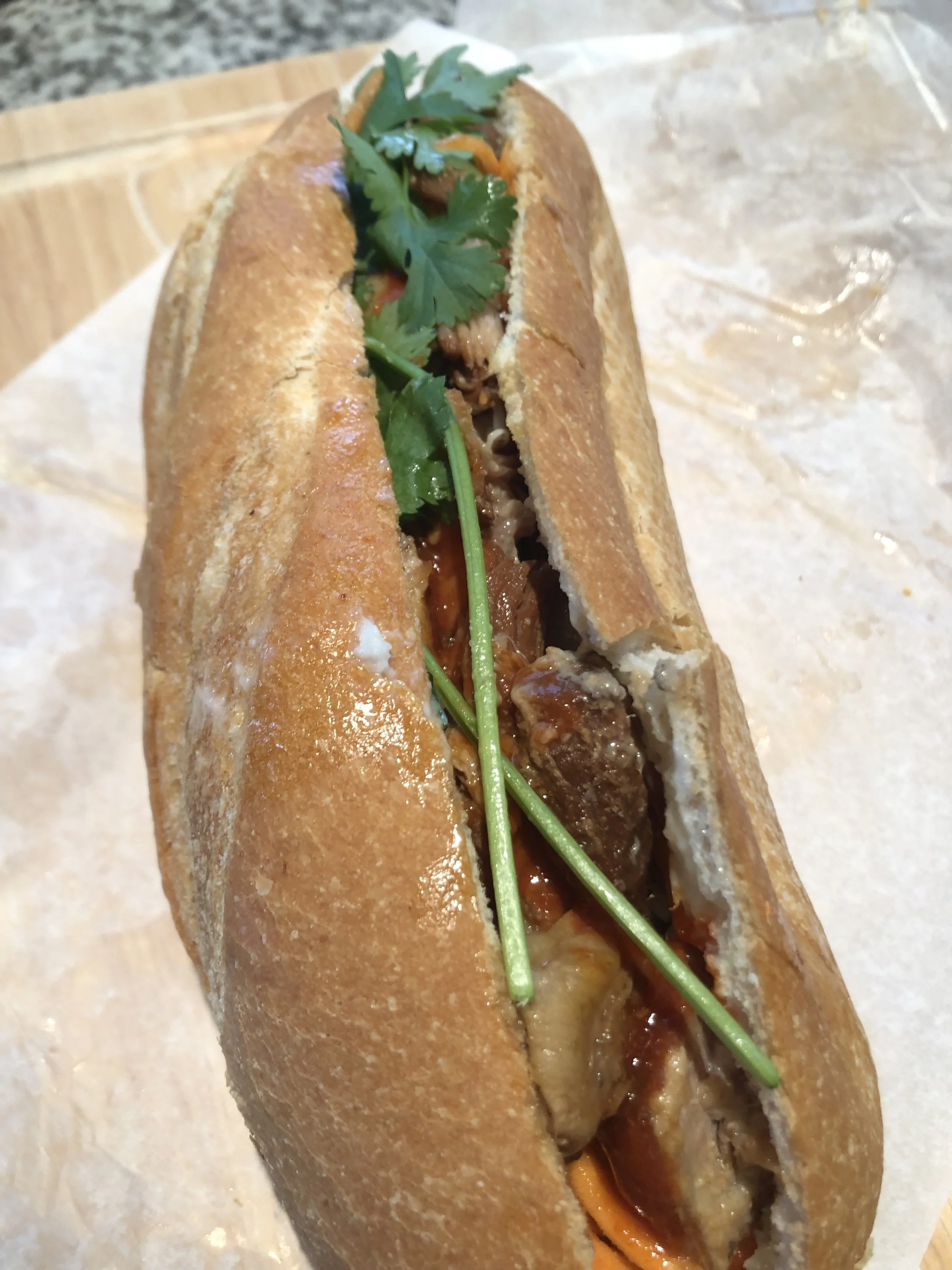  Coconut braised pork banh mi from Eat Mi 