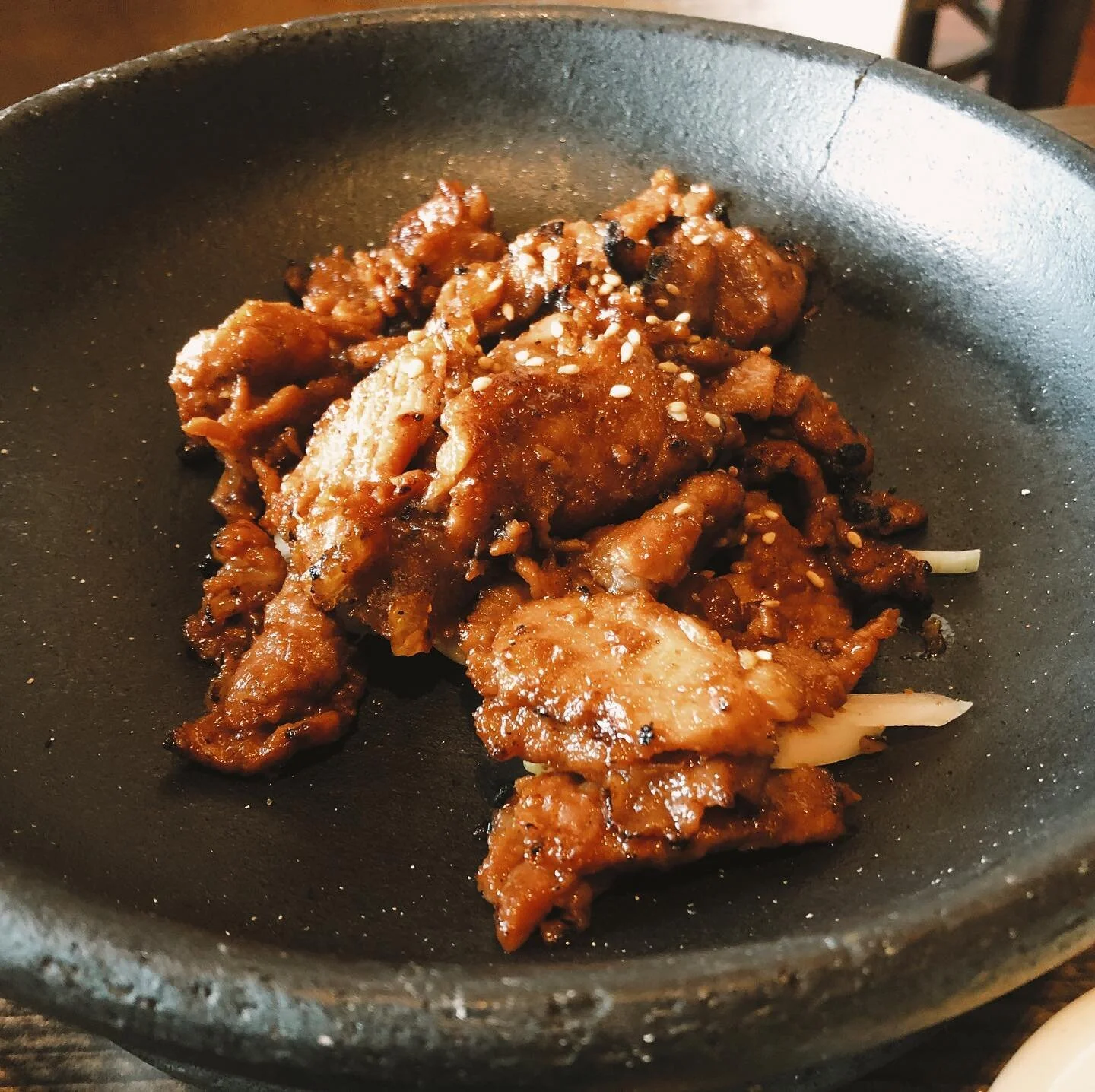 I had a thoroughly excellent Korean-themed evening last Saturday night. The theme was unintentional yet unavoidable when you venture into the mega-store precinct of Wairau Valley, the heart of Auckland&rsquo;s K-Town. Thanks @maybe.jean for recommending one of her favourite Korean restaurants for me to try north of the bridge.
 
Jami is certainly swisher albeit a little more expensive than the Korean I&rsquo;m used to eating but that&rsquo;s probably because they have a more discerning captive audience.

The boy and I ordered the barbecued pork scotch in yuzu and the spicy pork belly set meals which arrived with an array of excellent banchan, seaweed soup, salad and rice. I particularly liked the cold noodles and the stirfried sesame spiked cabbage banchan. 

People froth over American-style barbecue all the time, but they really should be paying more attention to their Korean counterparts. The yuzu pork scotch was glorious; so wonderfully smoky and charred in just the right places with a the unique fragrance of that ugly delicious citrus we call yuzu. The spicy pork belly was similarly excellent and it took all my will power not to order more.

Because I was saving room for a supper of 🌶 2x extra spicy hot chicken ramen 🌶 that I found (along with Mala flavoured Doritos and more Korean instant noodle delicacies) at Wang Korea Food Market (which of you&rsquo;re as food curious as I am, is amazing!) They&rsquo;re f*cking hot, but also delicious, but also real f*cking hot. As I panted like a rabid dog the boy passed me a 2x spicy antidote: focaccia dunked in olive oil. Instant fire extinguisher.  Total cop out I know, but we finished the entire bowl, and I paid for it the next day. 

💩 

#eatitauckland #jami #jamikoreanrestaurant #koreanfoodauckland #aucklandkoreanfood #2xspicychickenramen #2xspicy #wangkoreafoodmarket #koreanfood #koreannoodles #koreanbarbecue #koreanbbq  #aucklandfoodie