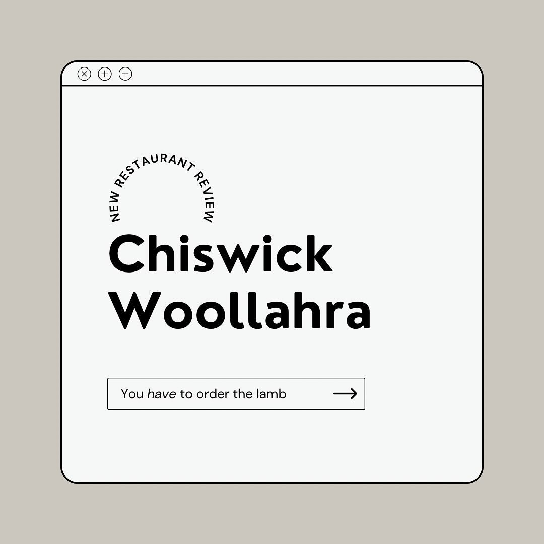 New restaurant review @chiswickwoollahra 

Whatever you want to call it, Chiswick Woollahra manages to step up to plate and deliver fabulous garden to table Aussie cuisine.

You can read to full review by clicking the biosite link.

#chiswick #chiswi